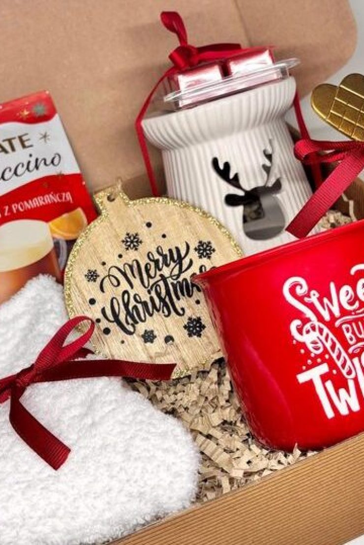 Coffret cadeau de Noël, Coffret cadeau de Noël, Coffret cadeau pour elle, Coffret cadeau confortable, Coffret cadeau Noel, Coffret cadeau de vœux, Forfait soins pour elle, Noel Vibes